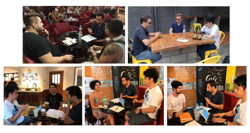 User Research: Interviewing users.